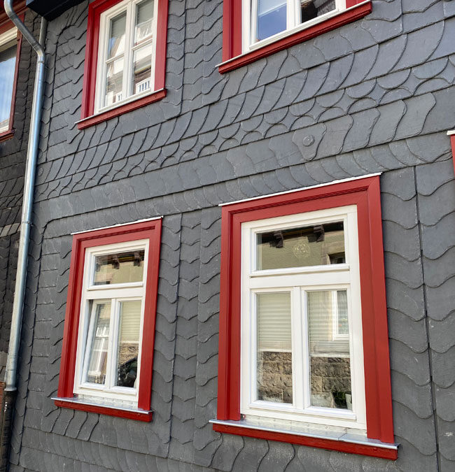 Maßgefertigte Holzfenster